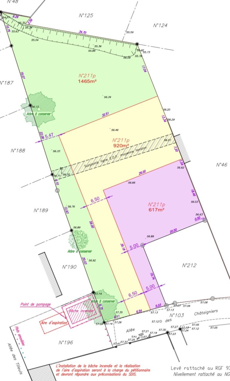 EXCLUSIVITE – TERRAIN A BATIR 937 m2