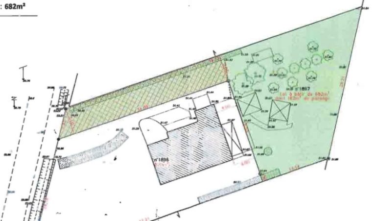 SAINTE FOY – Terrain à bâtir de 682 m2
