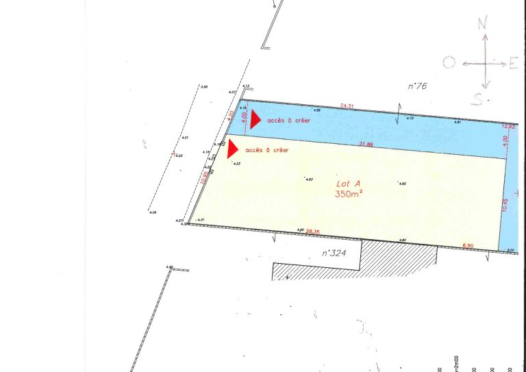 EXCLUSIVITÉ – PARCELLE CONSTRUCTIBLE LA GIRVIÈRE