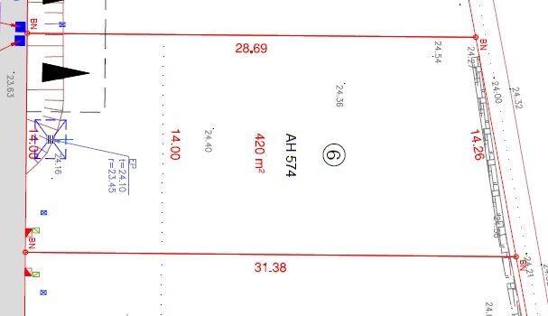 Terrain viabilisé de 420 m2 à Brem sur Mer