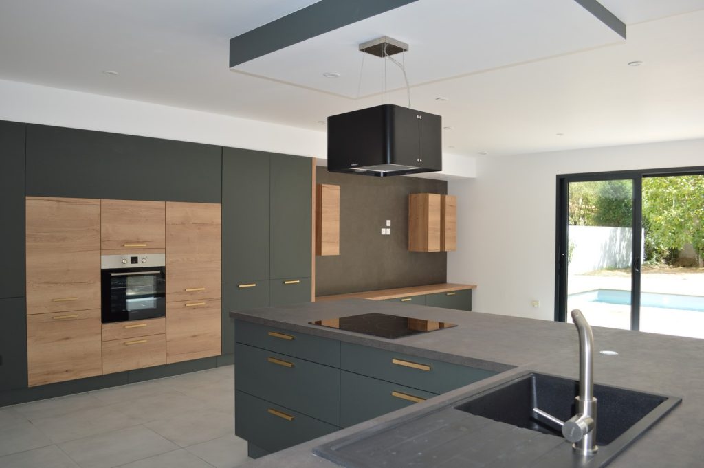 intérieur cuisine maison neuve sur mesure