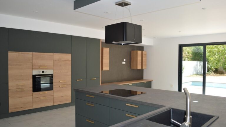 intérieur cuisine maison neuve sur mesure