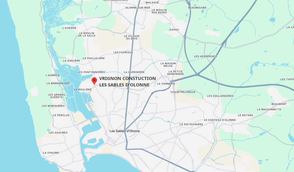 Carte d'accès à l'agence Vrignon Construction Les Sables d'Olonne