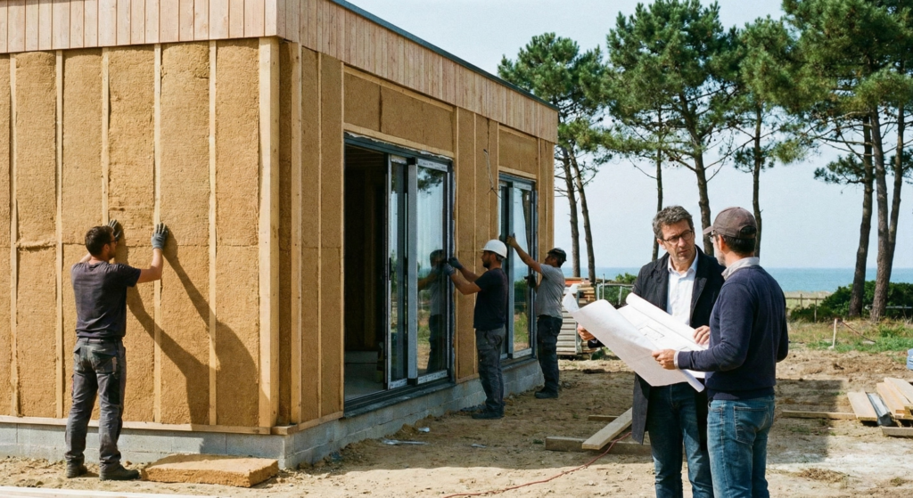 Construire une maison passive : choix du terrain, professionnels, étapes, experts, architecte, conception, autoconstruction, rénovation, vieillissement, gestion de l'été, exemples